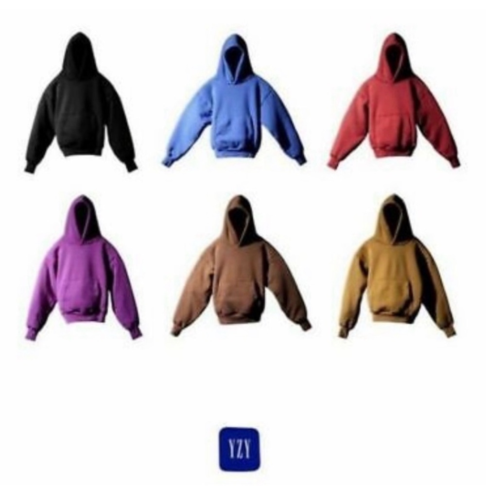 Yeezy Gap Hoodie Brown YZY  Medium Streetwear Hypebeast Kanye West Thick Cotton - Picture 6 of 6